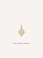 18k Gold Triad Pendant