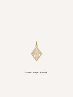 18k Gold Triad Pendant