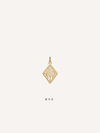 18k Gold Triad Pendant