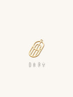 18k Gold Monogram Pendant