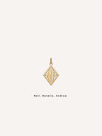 18k Gold Triad Pendant