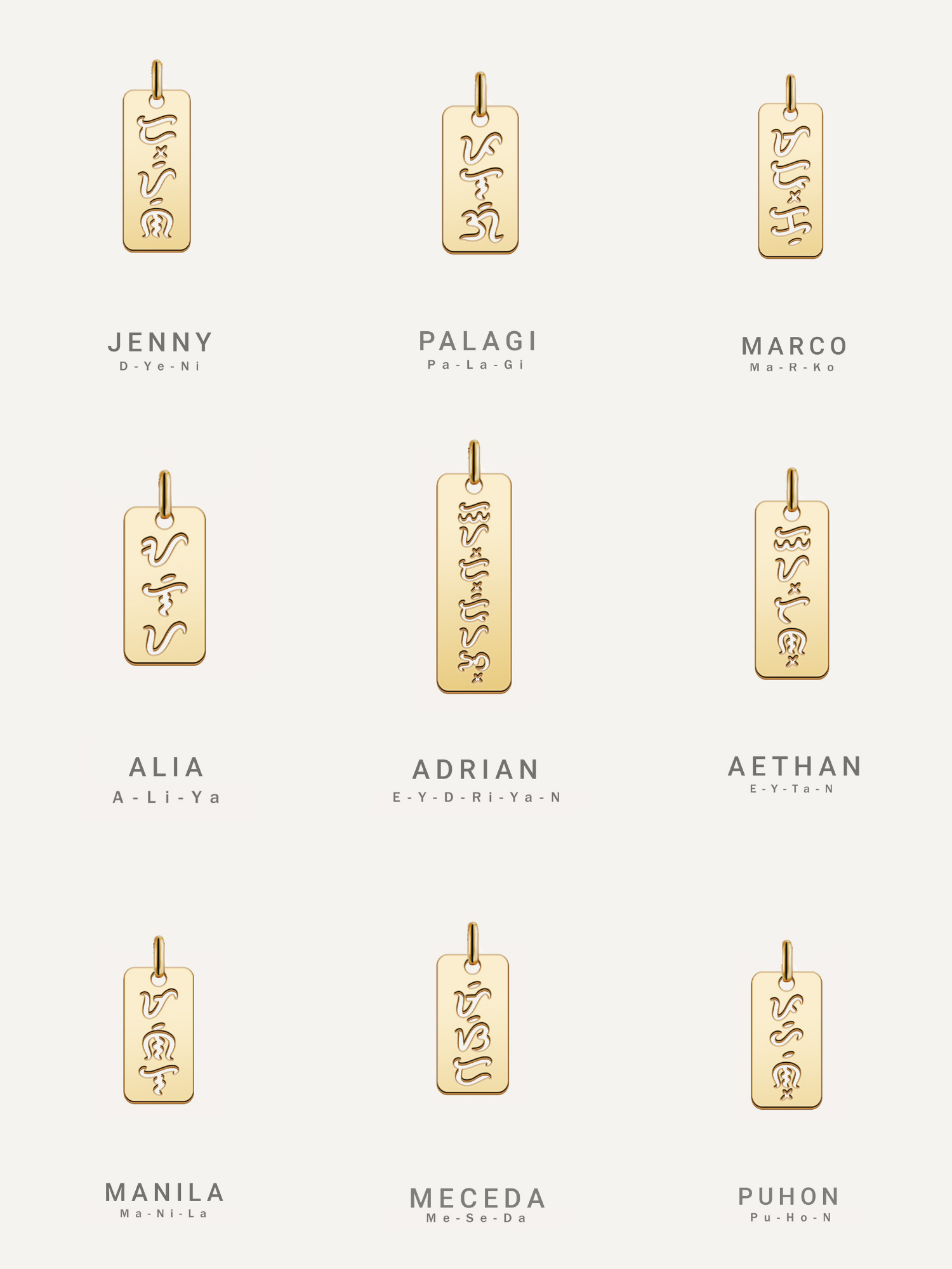 Baybayin Necklace