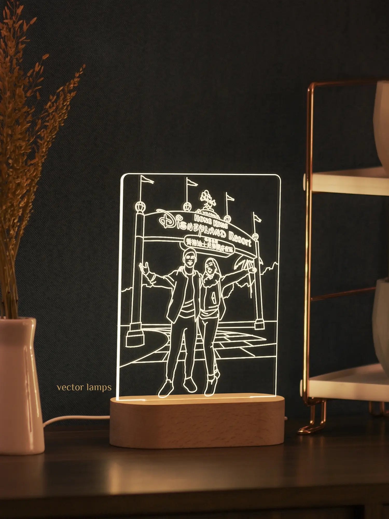 Oval Vector Lamp